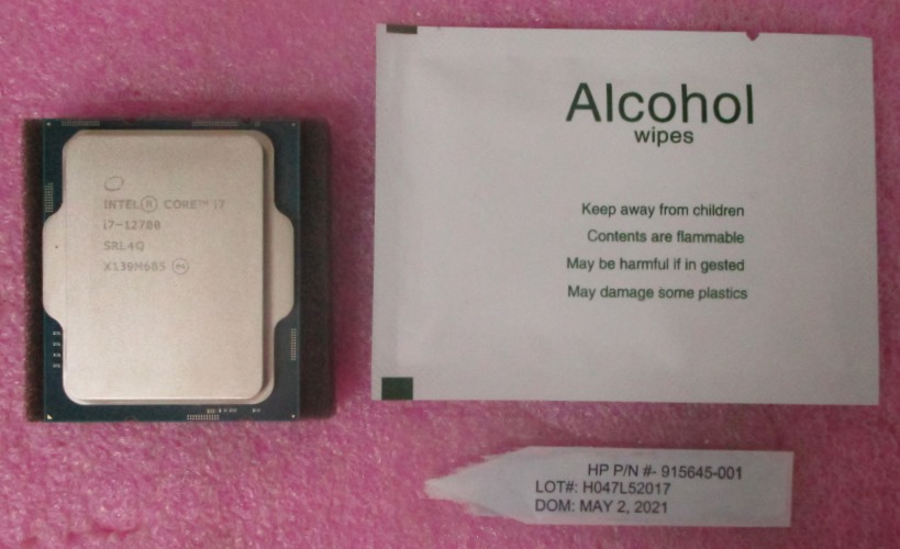 HP SKO-CPU INT I7-12700 12C 2.10G 65W (M98125-005) thumbnail