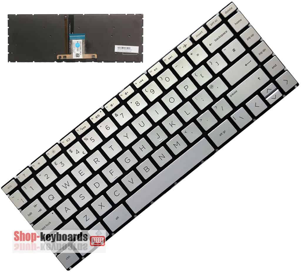 HP SPS-KEYBOARD SGY UK (P05309-031) thumbnail
