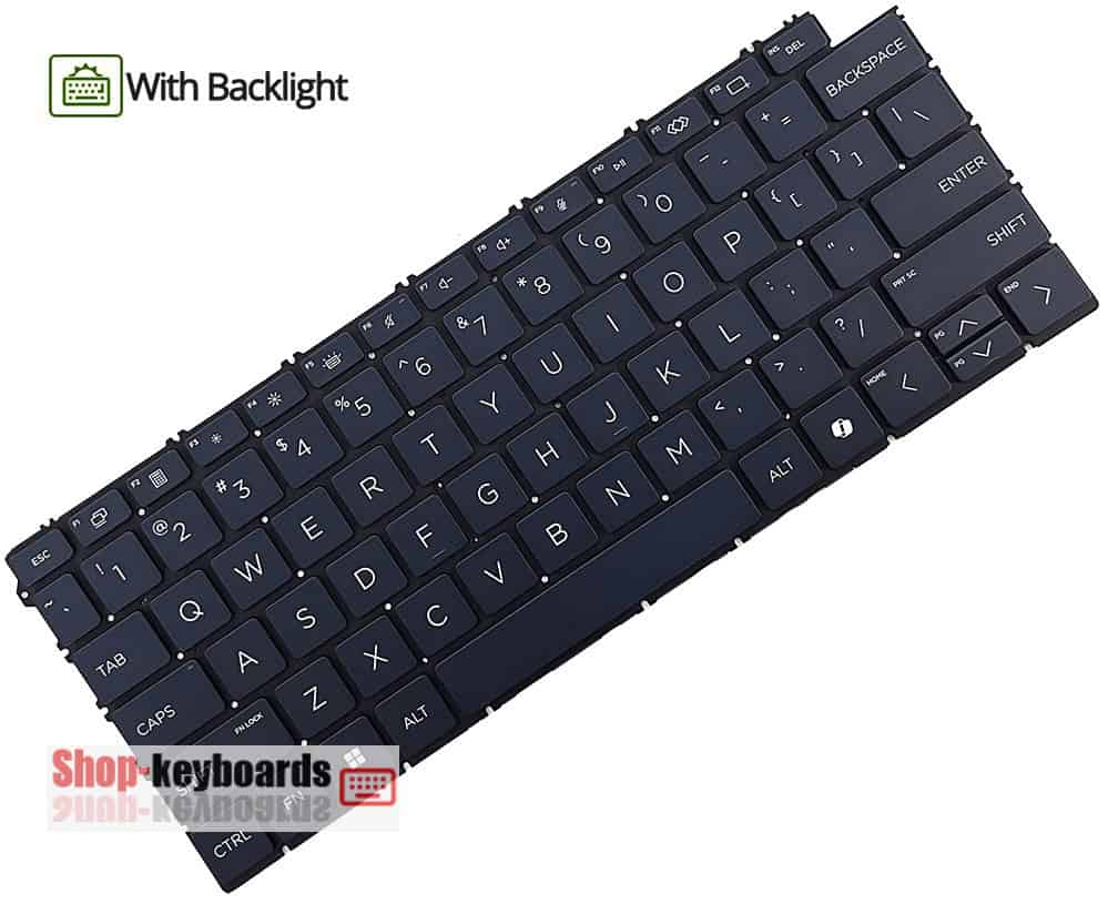 HP SPS-KEYBOARD DAO GR (P07121-041) thumbnail