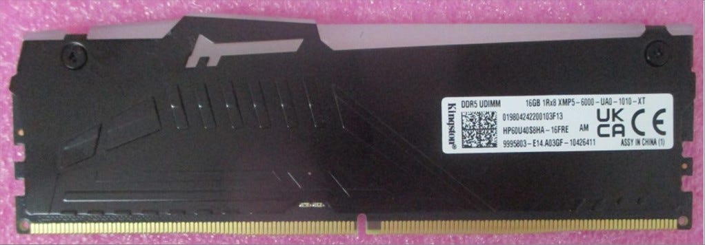 HP SPS-UDIMM 16GDDR5 6000 RGB BLK ARTCUNI (P16291-001) thumbnail