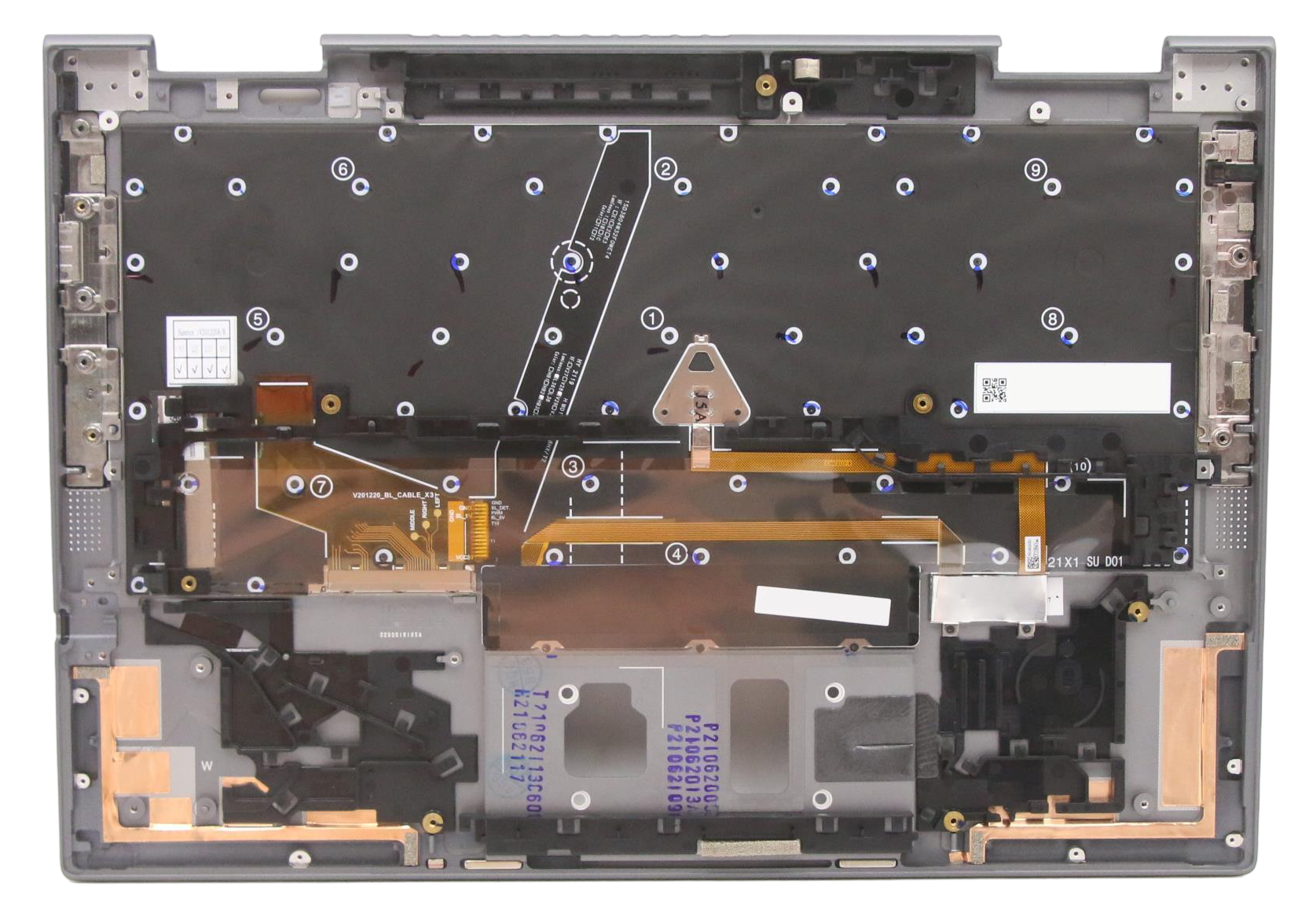 Lenovo 5M11C40952 laptop reserve-onderdeel Cover + keyboard (5M11C40952) thumbnail