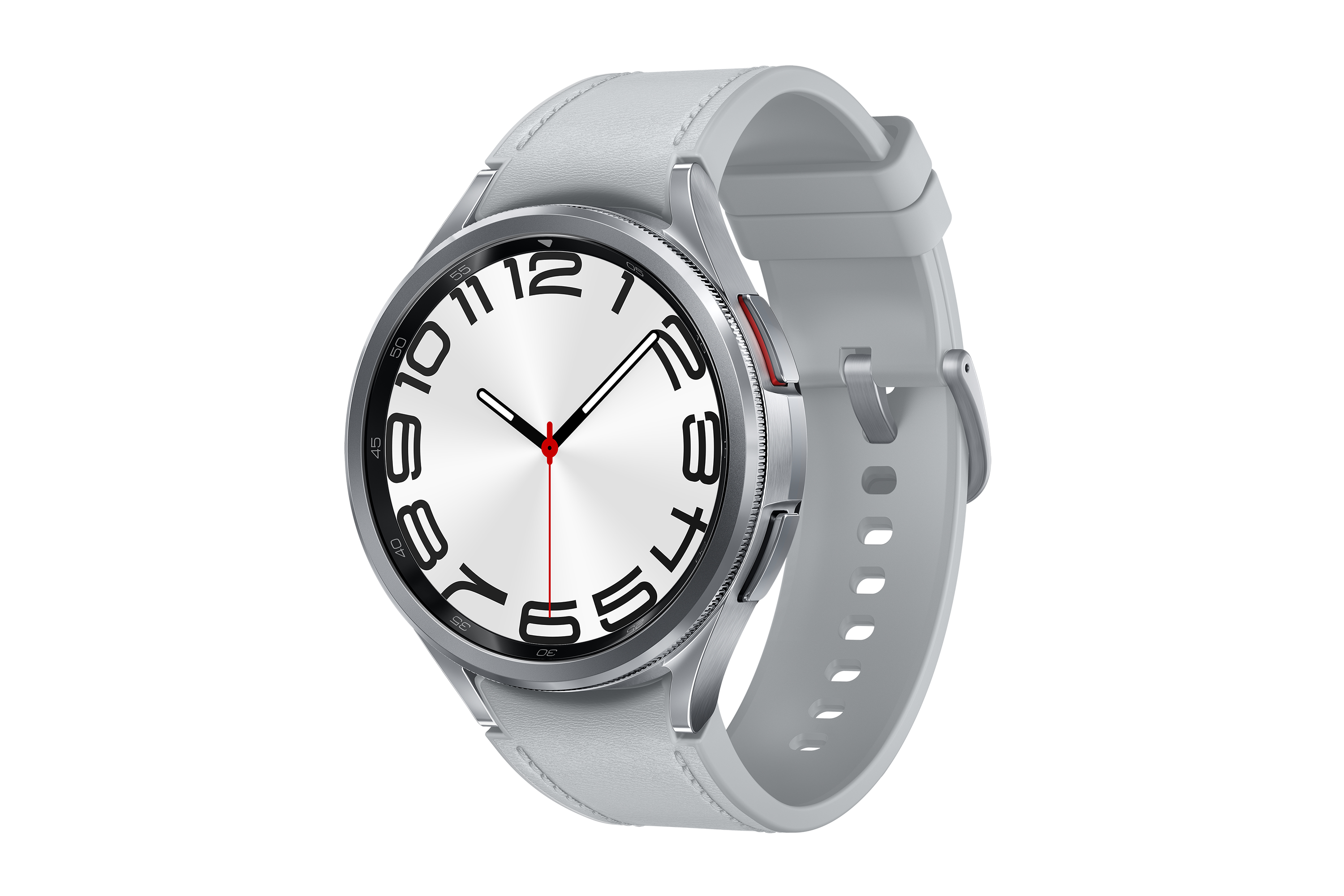 Samsung Galaxy Watch6 Classic 47 mm Digitaal Touchscreen 4G Zilver (SM-R965FZSAEUE) thumbnail