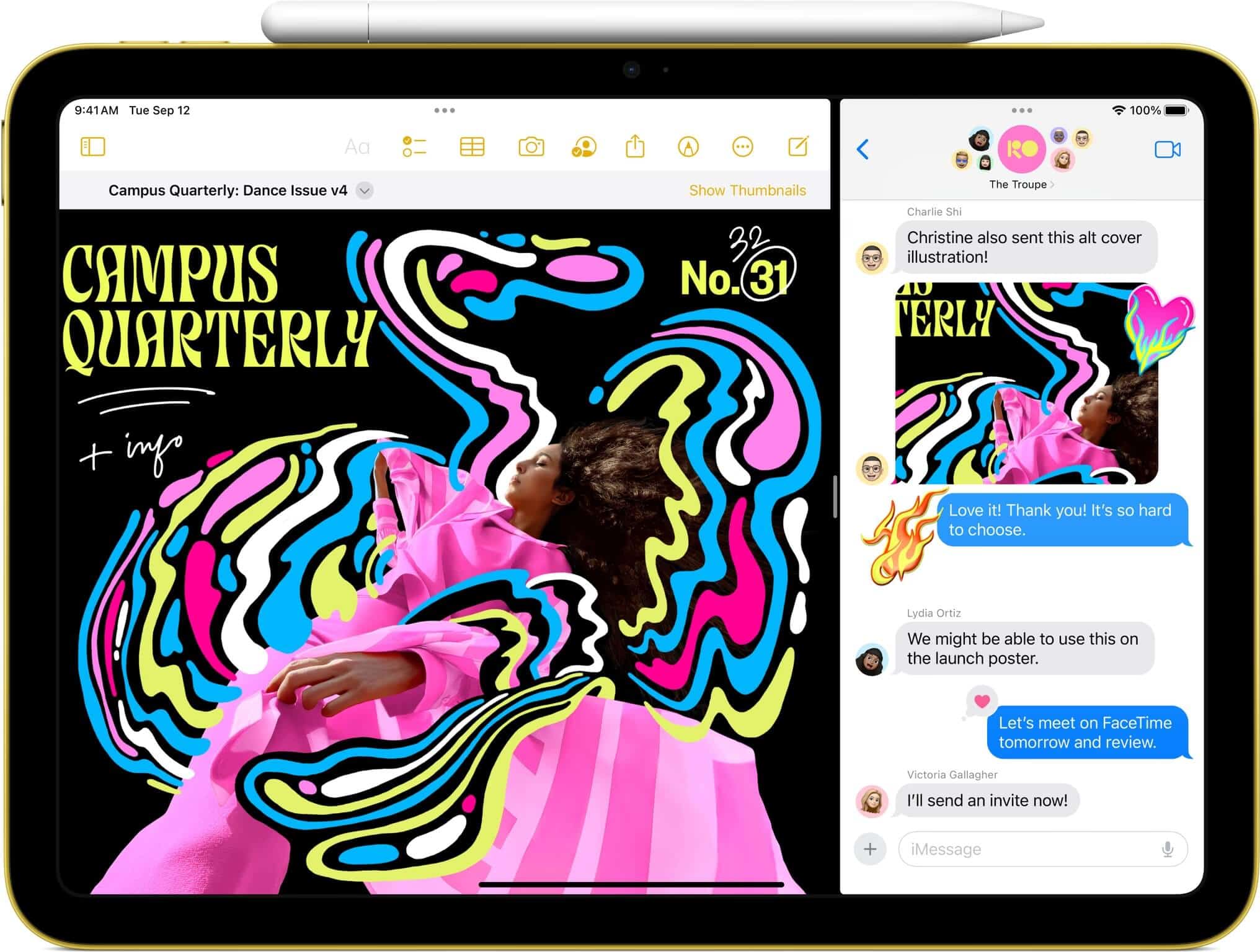 Apple iPad WiFi 256GB Pink (MD4P4TY/A) thumbnail