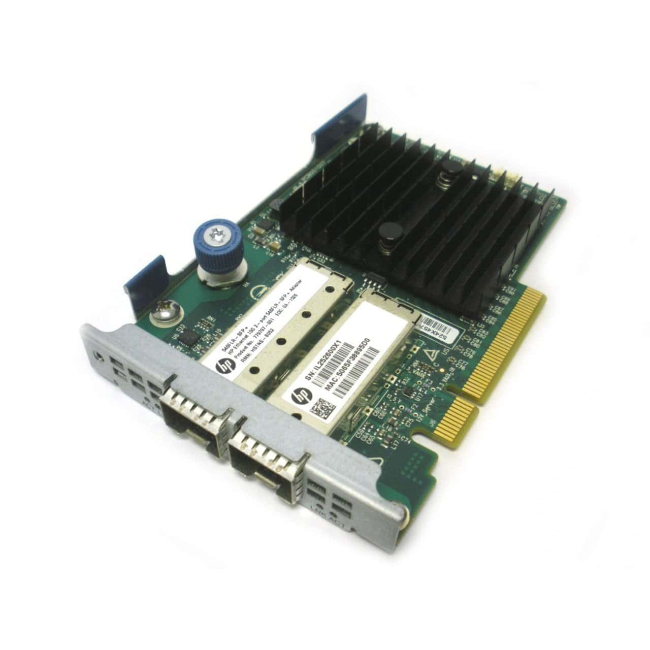 HP 10GB DUAL-PORT 546FLR-SFP + ADAPTER (779799-B21) thumbnail