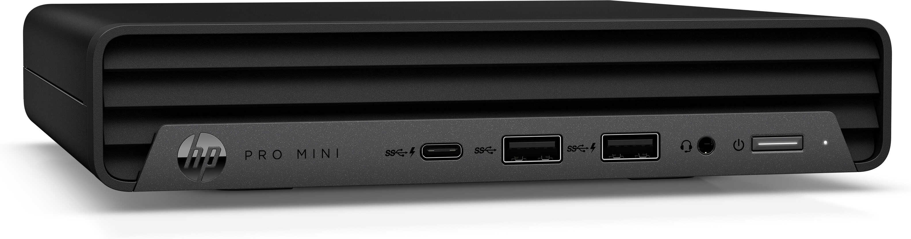 HP Pro 400 G9 Intel® Core™ i3 i3-13100T 8 GB DDR4-SDRAM 256 GB SSD Windows 11 Pro Mini PC Zwart (623W6ET#ABH) thumbnail