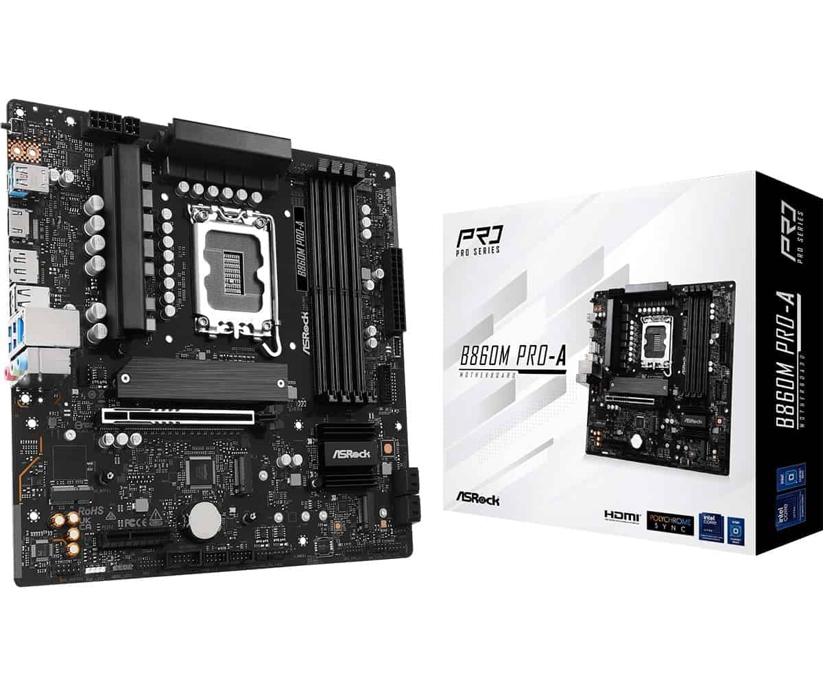 ASROCK B860M Pro-A (1851) (D) (90-MXBRR0-A0UAYZ) thumbnail