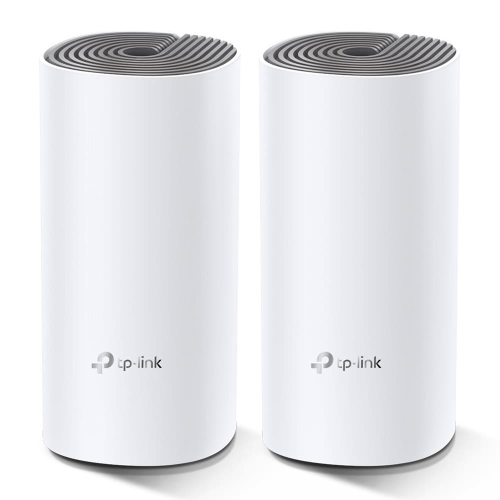 TP-Link Deco E4 (2-pack) Dual-band (2.4 GHz / 5 GHz) Wi-Fi 5 (802.11ac) Wit, Grijs Intern (DECO E4(2-PACK)(EU)) thumbnail
