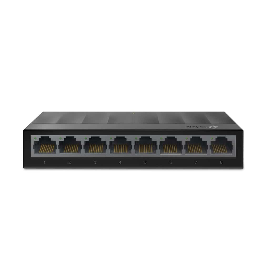 TP-Link LS1008G Unmanaged Gigabit Ethernet (10/100/1000) Zwart (LS1008G(UN)) thumbnail