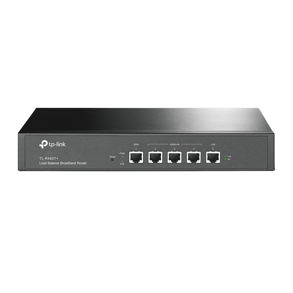 TP-Link TL-R480T+ bedrade router Fast Ethernet Zwart (TL-R480T+(UN)) thumbnail