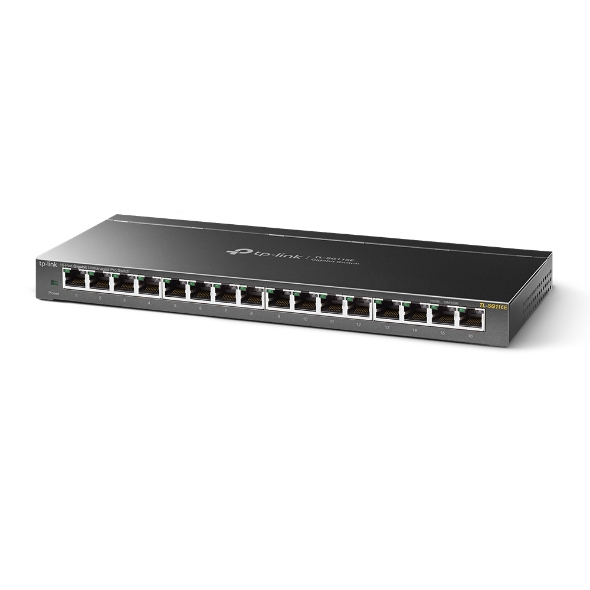 TP-Link TL-SG116E Unmanaged L2 Gigabit Ethernet (10/100/1000) Zwart (TL-SG116E(UN)) thumbnail