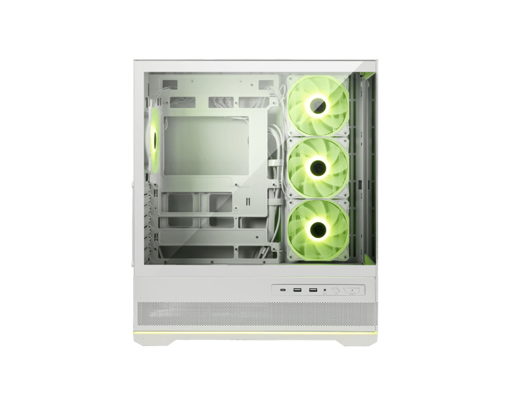 MSI MAG PANO 110R PZ WHITE computerbehuizing Midi Tower Wit (306-7G28W21-JA4) thumbnail