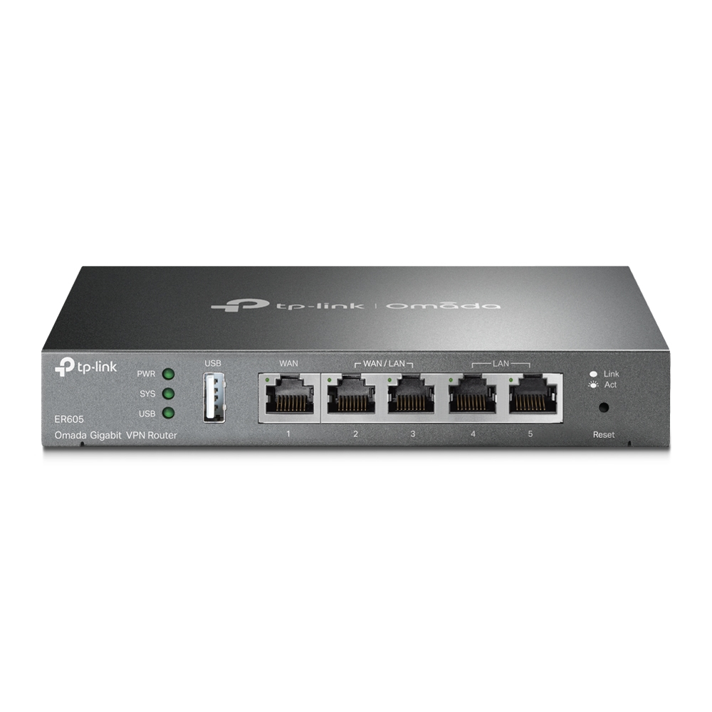 TP-Link Omada ER605 bedrade router Gigabit Ethernet Zwart (ER605(UN)) thumbnail
