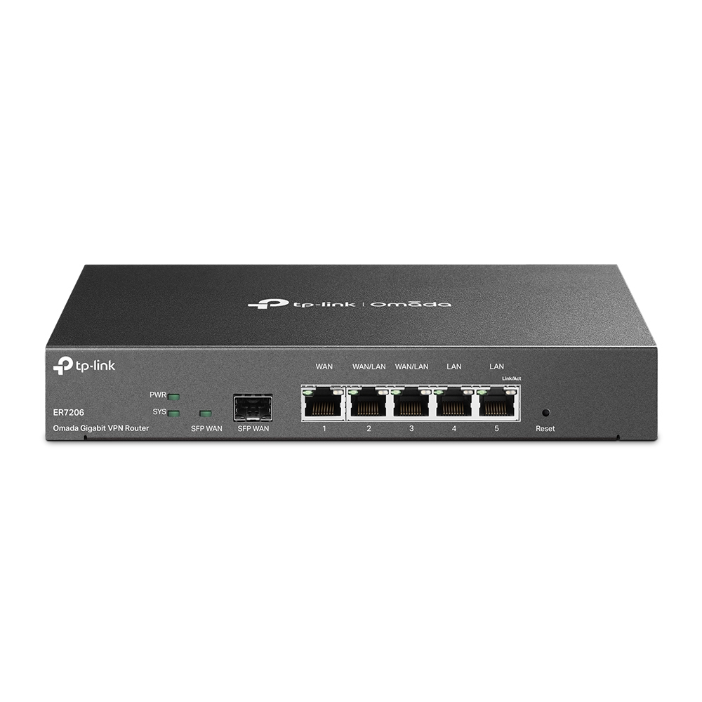 TP-Link TL-ER7206 bedrade router Gigabit Ethernet Zwart (ER7206(UN)) thumbnail