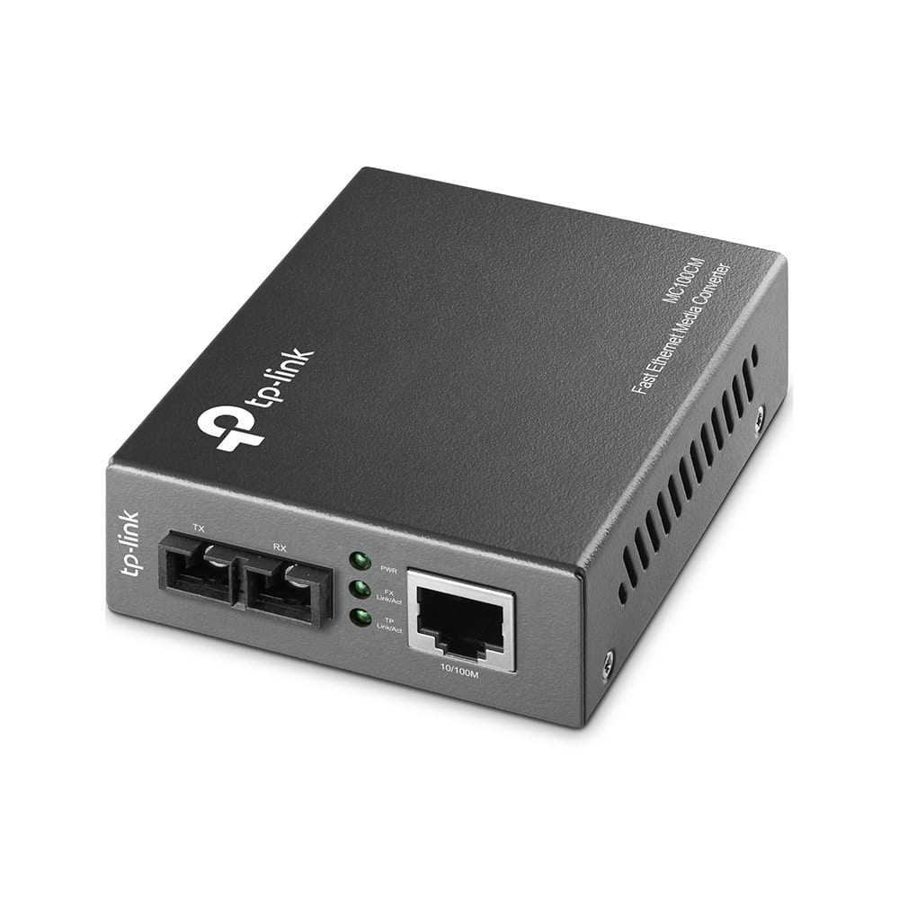 TP-Link MC100CM netwerk media converter 1000 Mbit/s 1310 nm Zwart (MC100CM(UN)) thumbnail