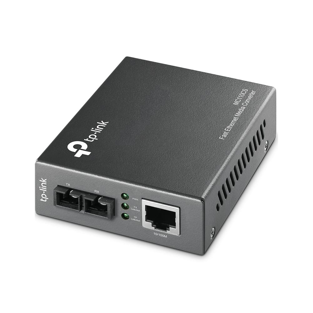 TP-Link MC110CS netwerk media converter 1000 Mbit/s 1310 nm Zwart (MC110CS(UN)) thumbnail