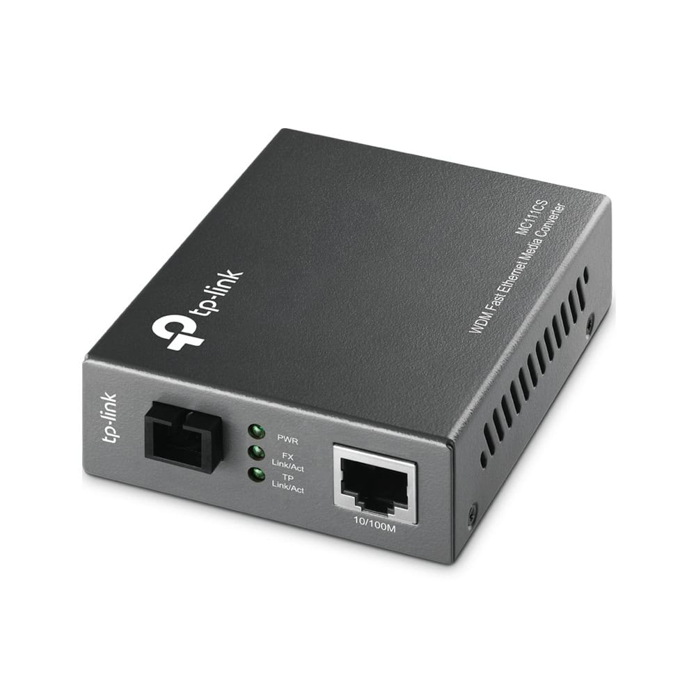 TP-Link MC111CS netwerk media converter 1000 Mbit/s 1550 nm Single-mode Zwart (MC111CS(UN)) thumbnail