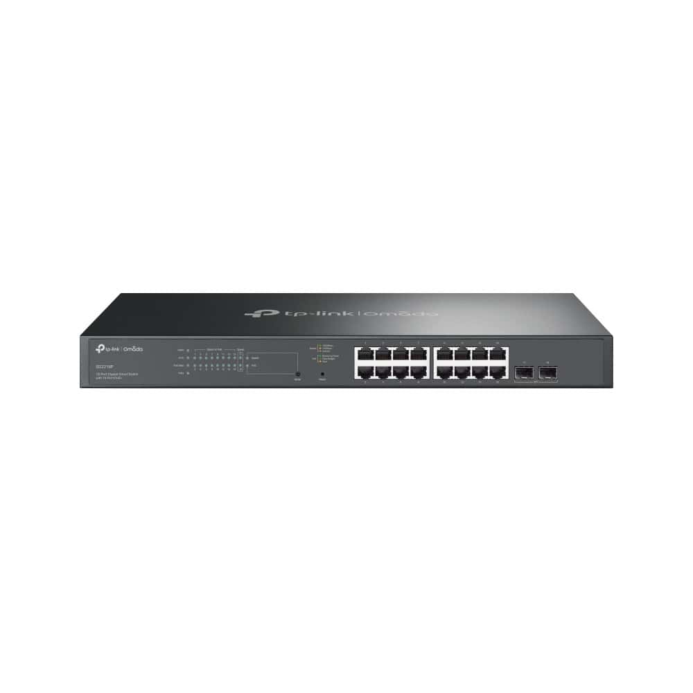 TP-Link Omada SG2218P netwerk-switch Managed L2/L2+ Gigabit Ethernet (10/100/1000) Power over Ethernet (PoE) 1U Zwart (SG2218P(UN)) thumbnail