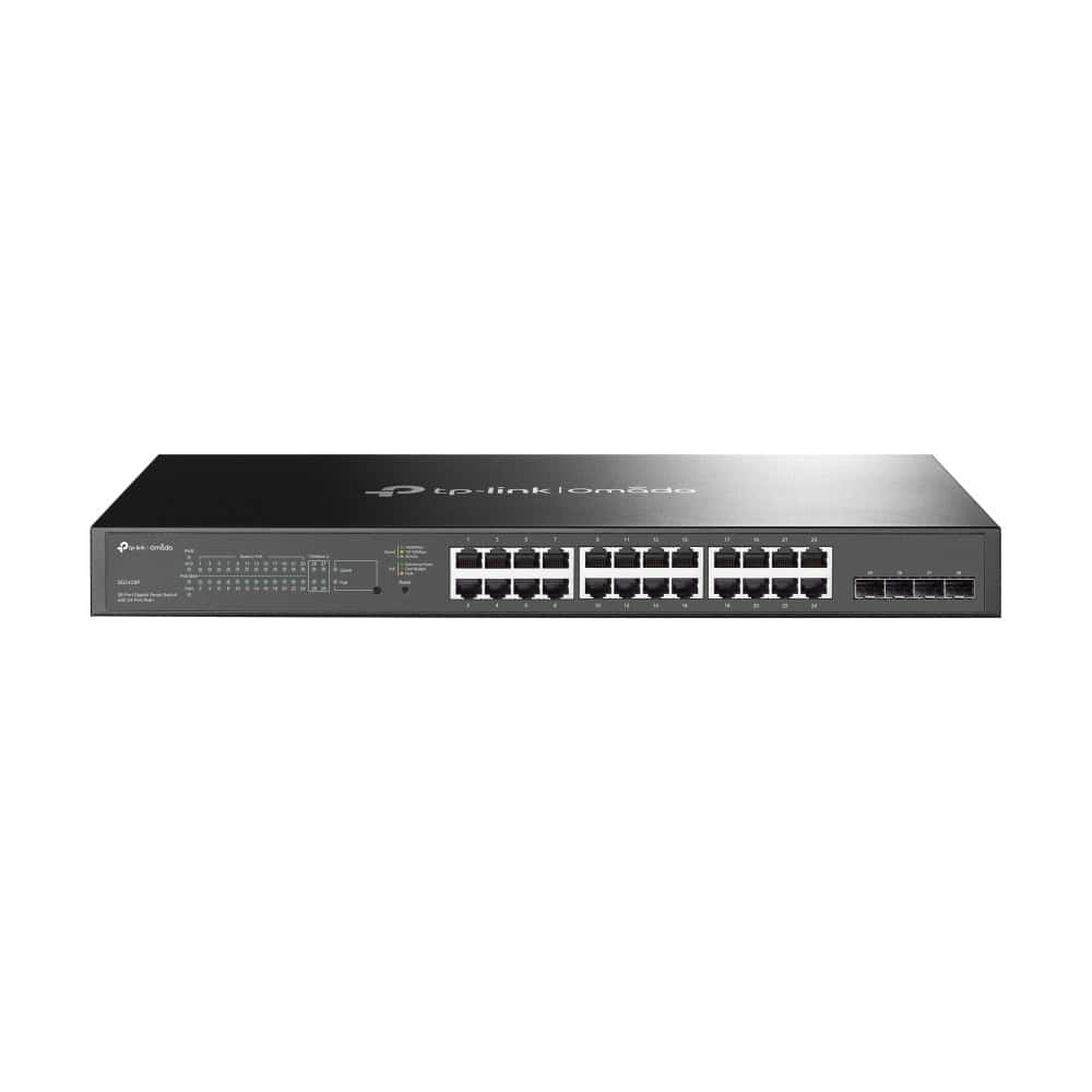 TP-Link Omada TL-SG2428P Managed L2/L2+ Gigabit Ethernet (10/100/1000) Power over Ethernet (PoE) 1U Zwart (SG2428P(UN)) thumbnail