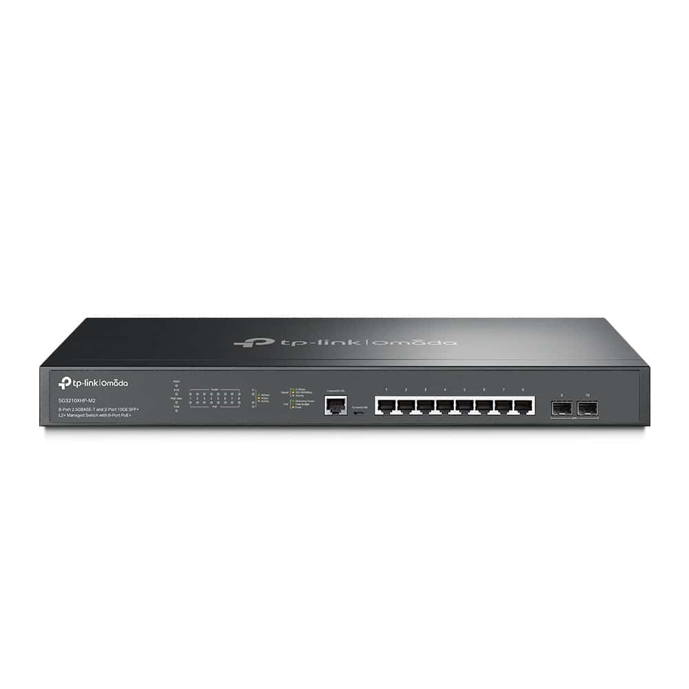 TP-Link Omada SG3210XHP-M2 netwerk-switch Managed L2+ 2.5G Ethernet (100/1000/2500) Power over Ethernet (PoE) 1U Zwart (SG3210XHP-M2(UN)) thumbnail