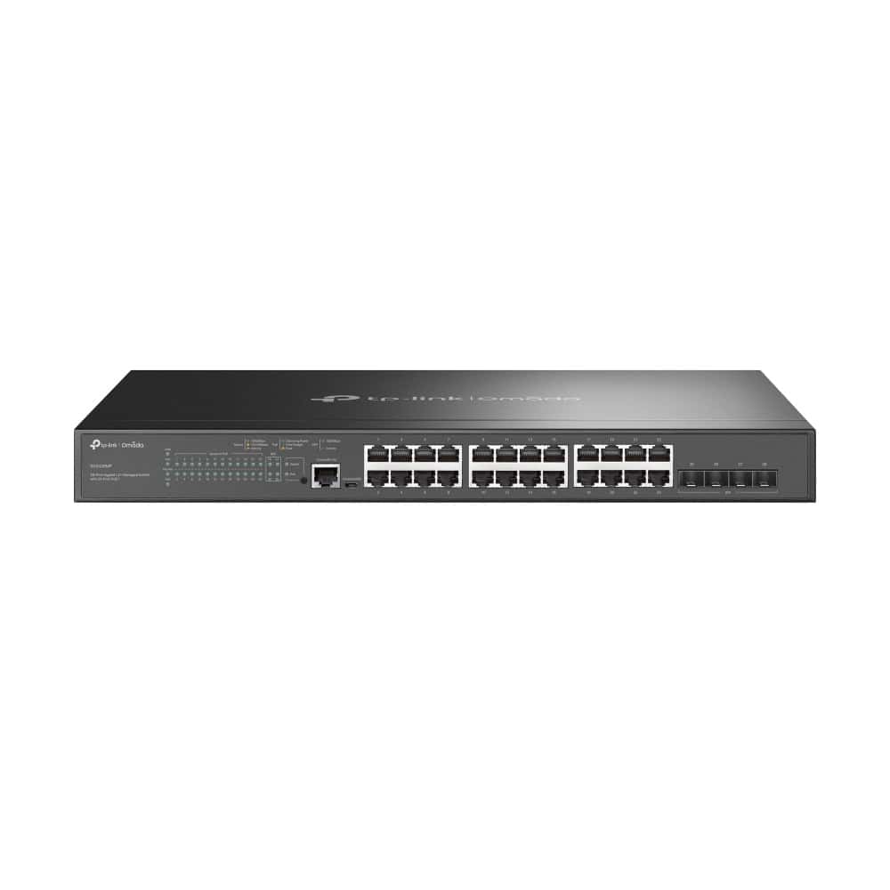 TP-Link Omada SG3428MP netwerk-switch Managed L2+ Gigabit Ethernet (10/100/1000) Power over Ethernet (PoE) 1U Zwart (SG3428MP(UN)) thumbnail