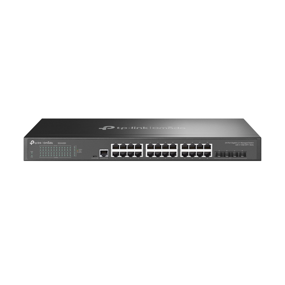 TP-Link Omada SG3428X netwerk-switch Managed L2+/L3 Gigabit Ethernet (10/100/1000) 1U Zwart (SG3428X(UN)) thumbnail