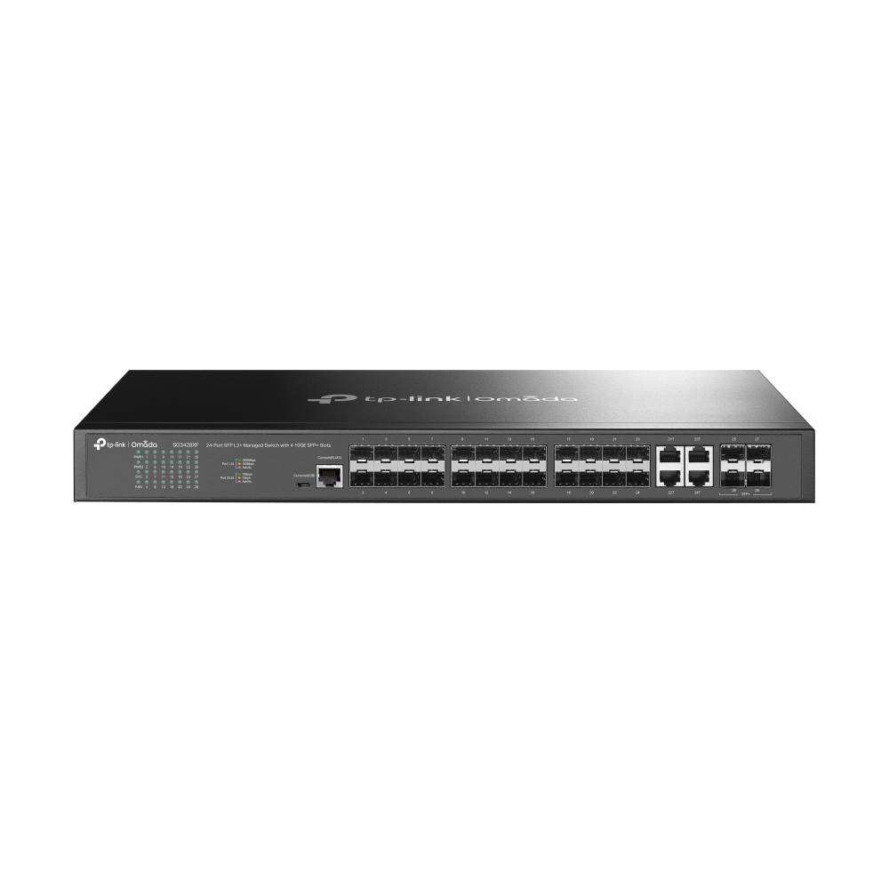 TP-Link Omada TL-SG3428XF Managed L2+ 1U Zwart (SG3428XF(UN)) thumbnail