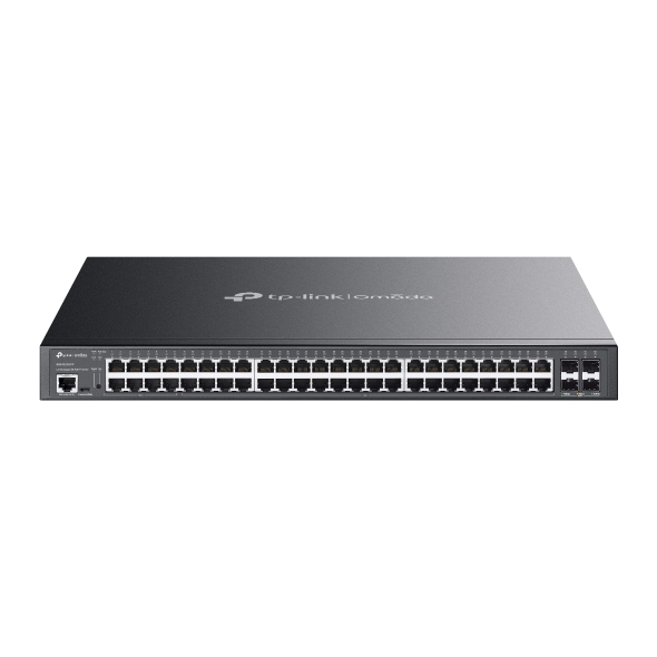 TP-Link Omada SG3452XMPP netwerk-switch Managed L2+ Gigabit Ethernet (10/100/1000) Power over Ethernet (PoE) 1U Zwart (SG3452XMPP(UN)) thumbnail