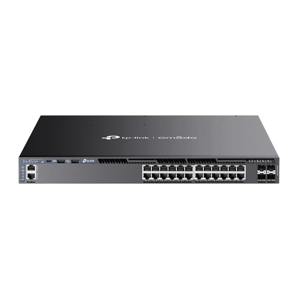 TP-Link Omada SG6428XHP netwerk-switch Managed L3 Gigabit Ethernet (10/100/1000) Power over Ethernet (PoE) 1U Zwart (SG6428XHP(UN)) thumbnail TP-Link Omada SG6428XHP netwerk-switch Managed L3 Gigabit Ethernet (10/100/1000) Power over Ethernet (PoE) 1U Zwart (SG6428XHP(UN)) thumbnail