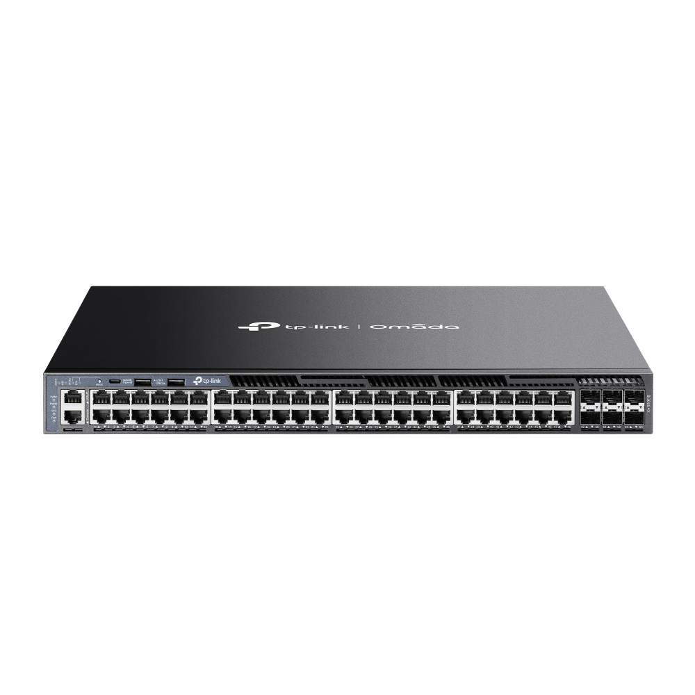 TP-Link Omada SG6654X netwerk-switch Managed L3 Gigabit Ethernet (10/100/1000) 1U Zwart (SG6654X(UN)) thumbnail