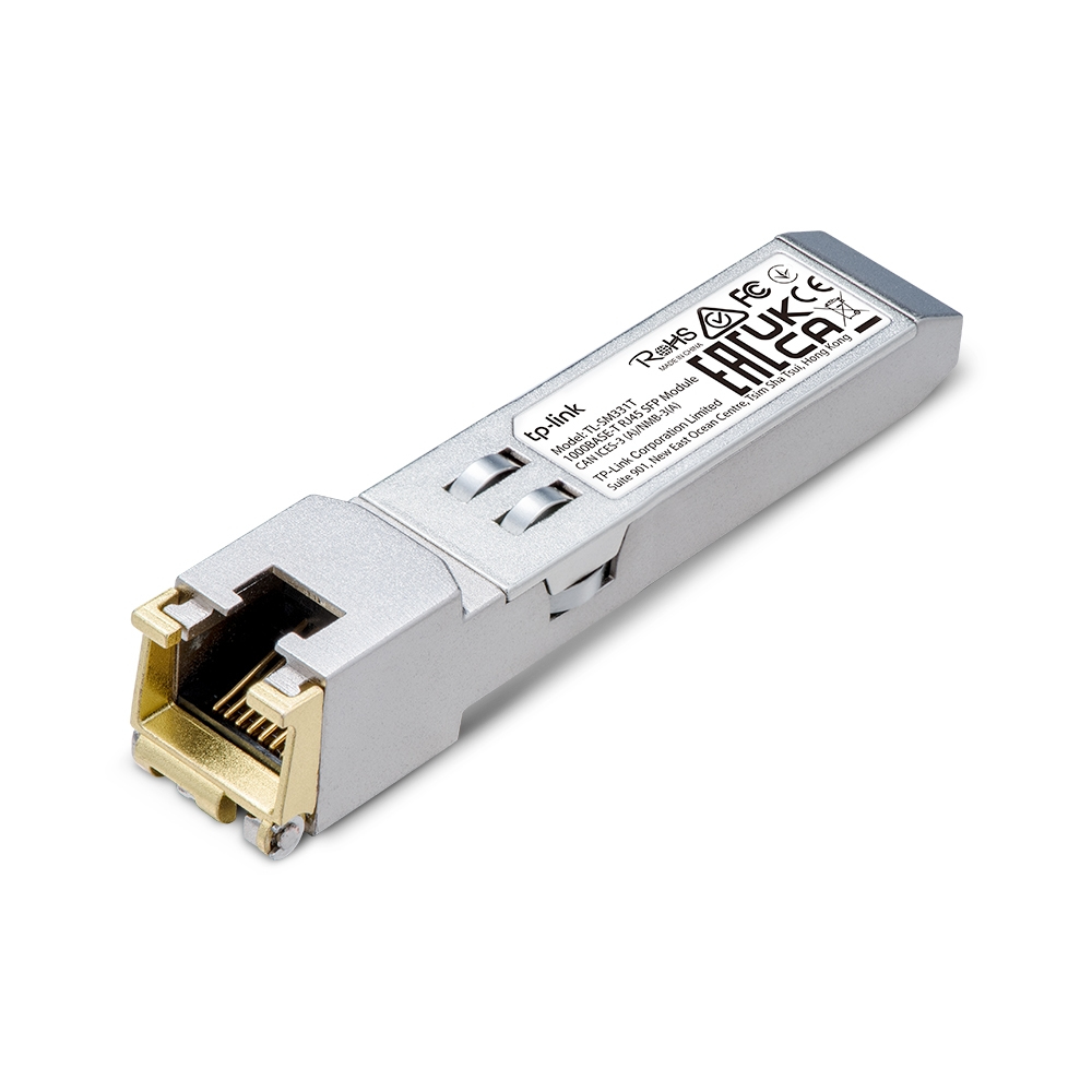 TP-Link TL-SM331T netwerk transceiver module Vezel-optiek 1250 Mbit/s SFP 850 nm (SM331T(UN)) thumbnail