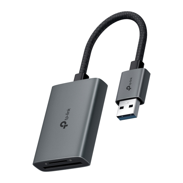 TP-Link UA430 geheugenkaartlezer USB 3.2 Gen 1 (3.1 Gen 1) Type-C Grijs (UA430(UN)) thumbnail