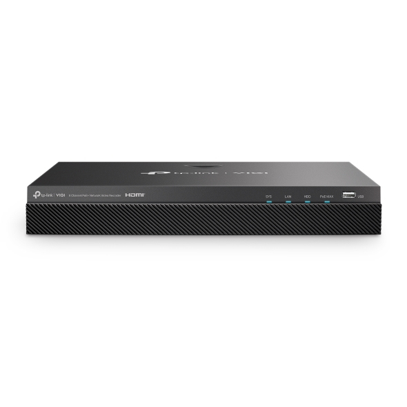 TP-Link VIGI NVR2008H-8MP Netwerk Video Recorder (NVR) Zwart (VIGI NVR2008H-8MP(UN)) thumbnail