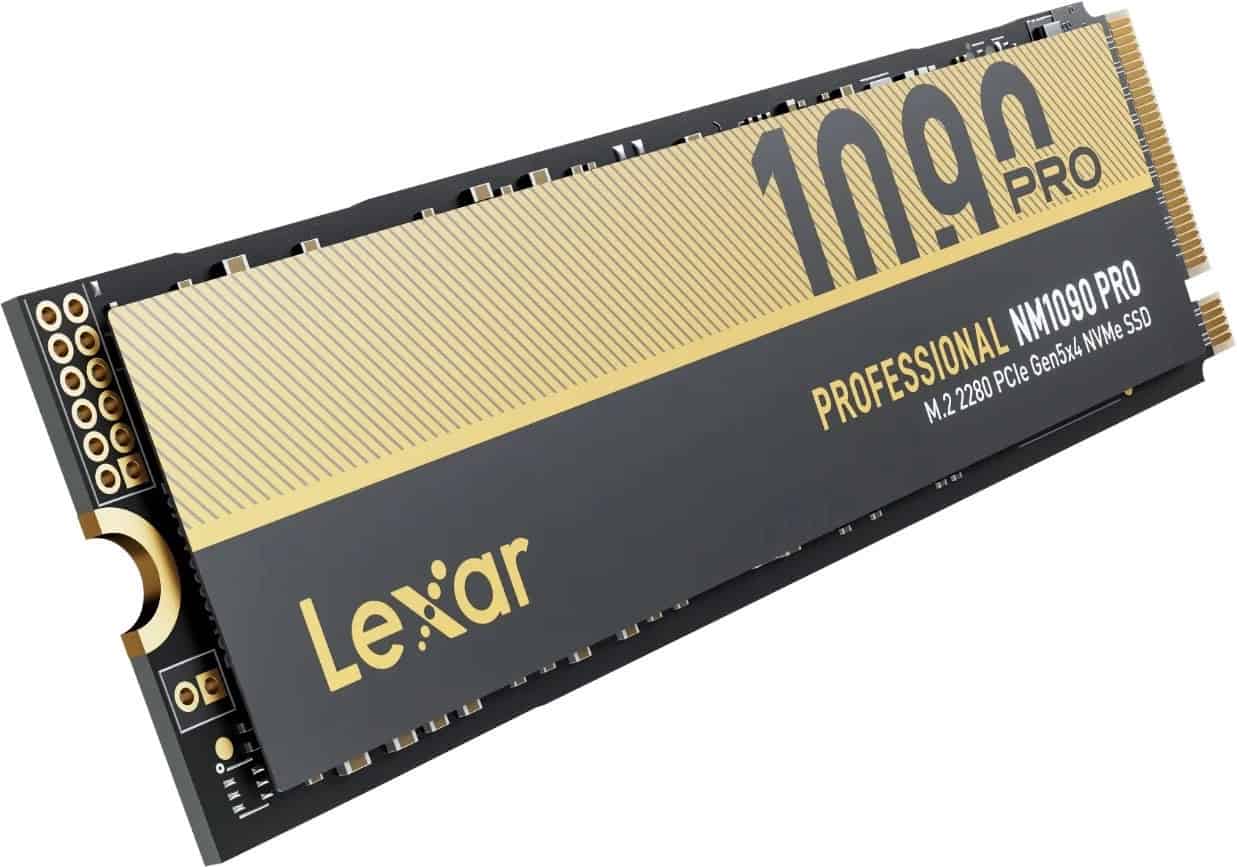 Lexar SSD NM1090 1TB High Speed PCIe Gen5 with 4 Lanes M.2 NVMe up to 14000 MB/s readand 10000 MB/s write (LNM109P001T-RNNNG) thumbnail