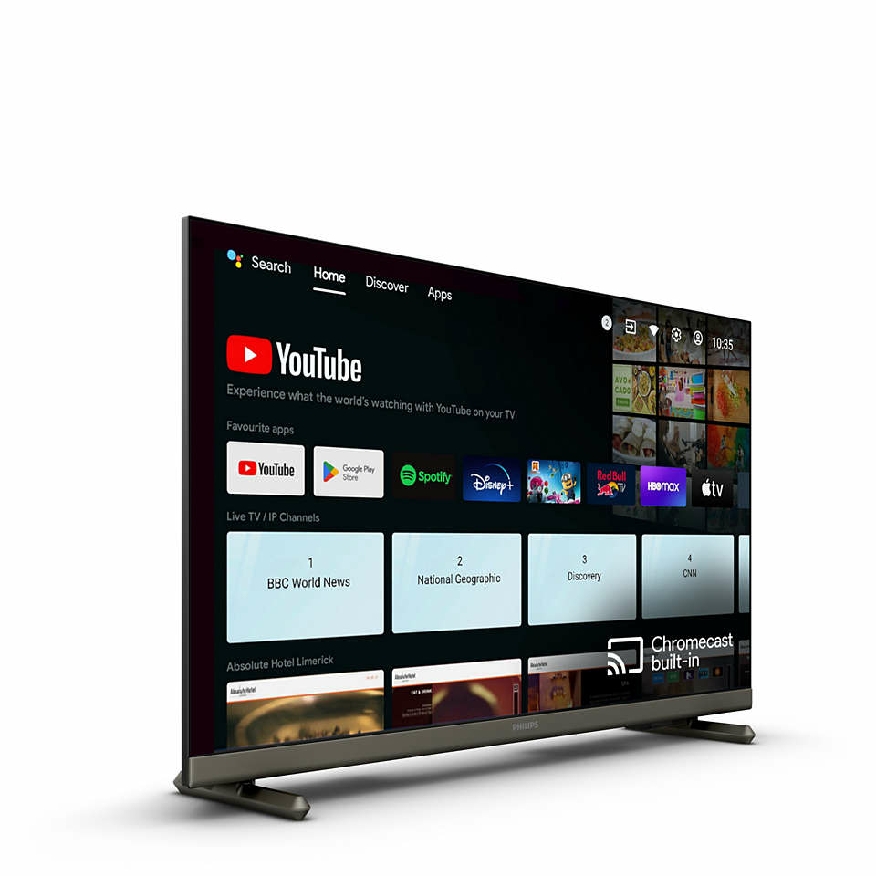 Philips 32HFL4518/12 hospitality tv 81,3 cm (32) HD 250 cd/m² Smart TV Zwart 20 W (32HFL4518/12) thumbnail
