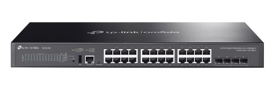 TP-Link Omada SG5428X netwerk-switch Managed L3 Gigabit Ethernet (10/100/1000) Zwart (SG5428X(UN)) thumbnail
