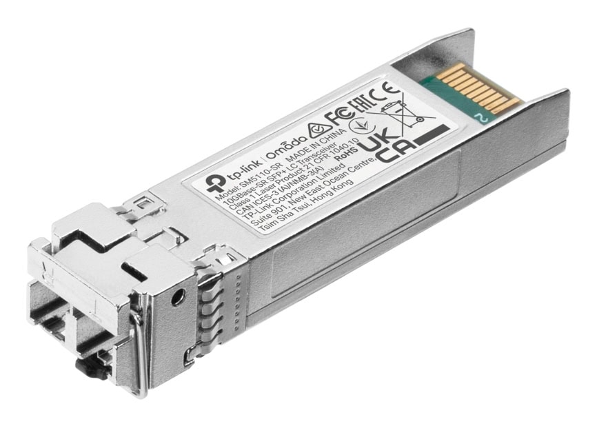 TP-Link Omada SM5110-SR netwerk transceiver module Vezel-optiek 10000 Mbit/s SFP+ 850 nm (SM5110-SR(8-PACK)(UN)) thumbnail
