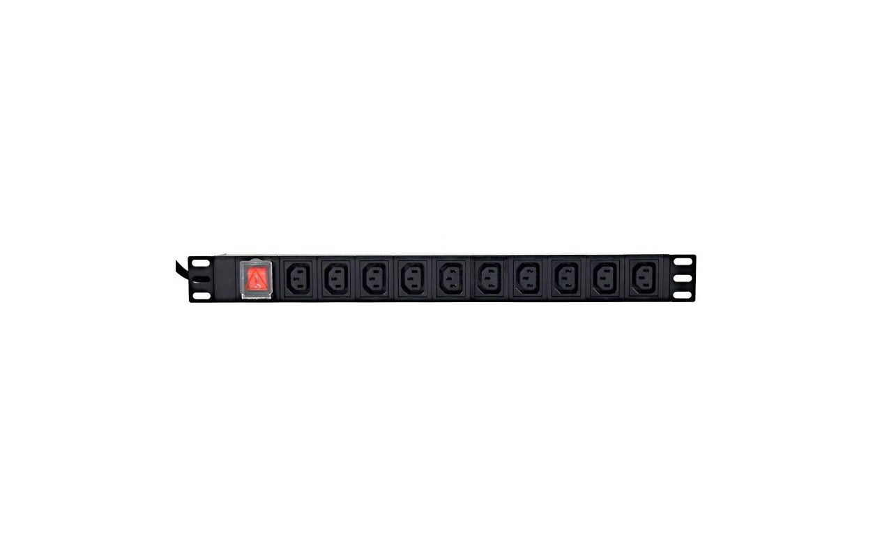 gembird Stromverteiler PDU 10 C13 Anschlüsse 2m Kabel (EG-PDU-10C132C19) thumbnail