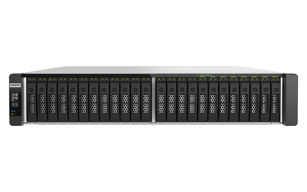 QNAP TDS-H2489FU-R2-4309Y-64G data-opslag-server NAS Rack (2U) Intel® Xeon® Silver 64 GB DDR4 QNAP QTS (TDS-H2489FU-R2-4309Y-64G) thumbnail