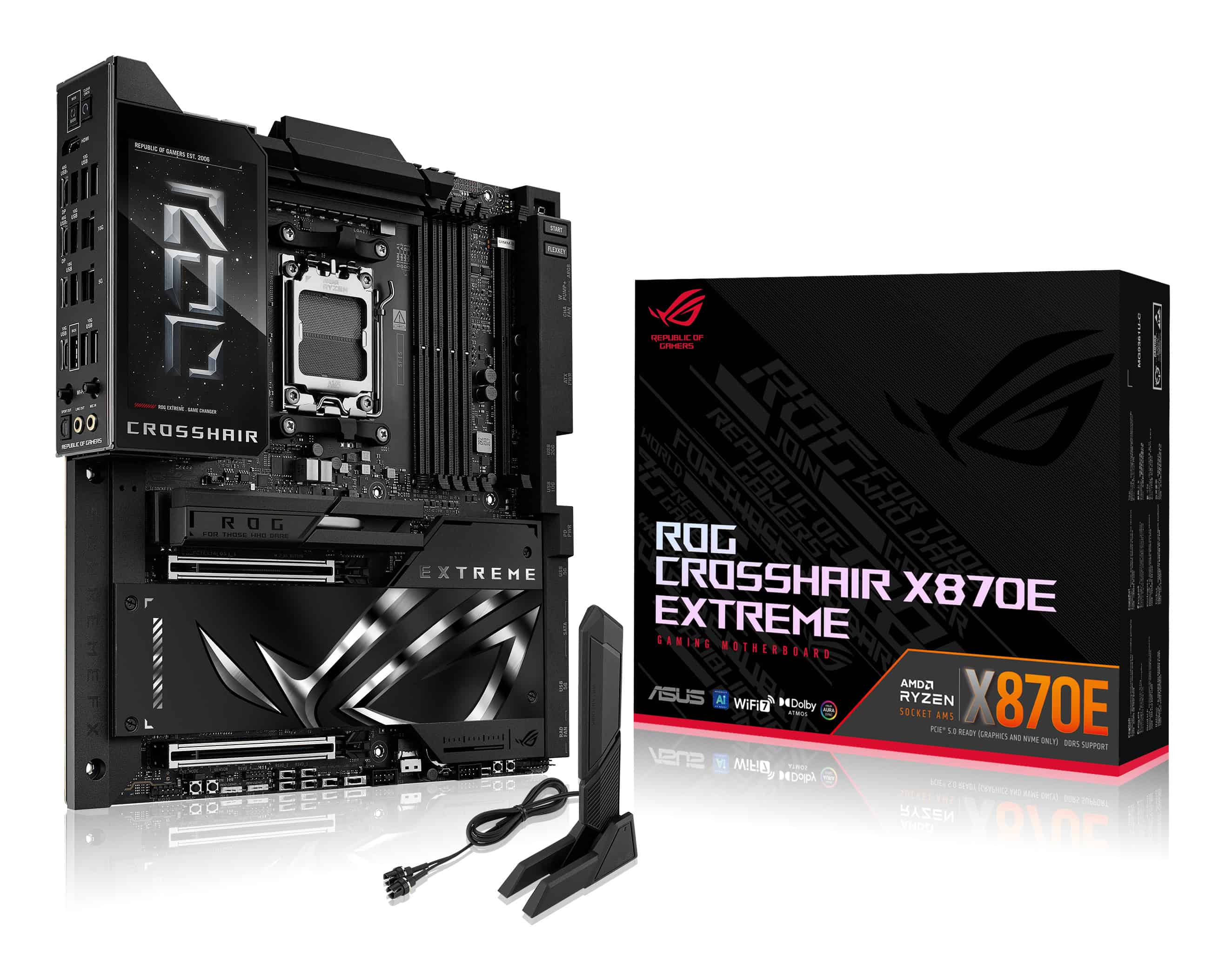 ASUS ROG CROSSHAIR X870E EXTREME AMD X870E Socket AM5 Verlengd ATX (90MB1LB0-M0EAY0) thumbnail