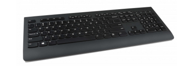Lenovo 4X30H56841 toetsenbord RF Draadloos QWERTY Amerikaans Engels Zwart (4X30H56841) thumbnail