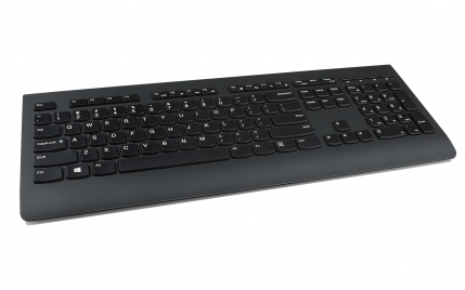 Lenovo 4X30H56844 toetsenbord Universeel RF Draadloos Belgisch, Frans Zwart (4X30H56844) thumbnail