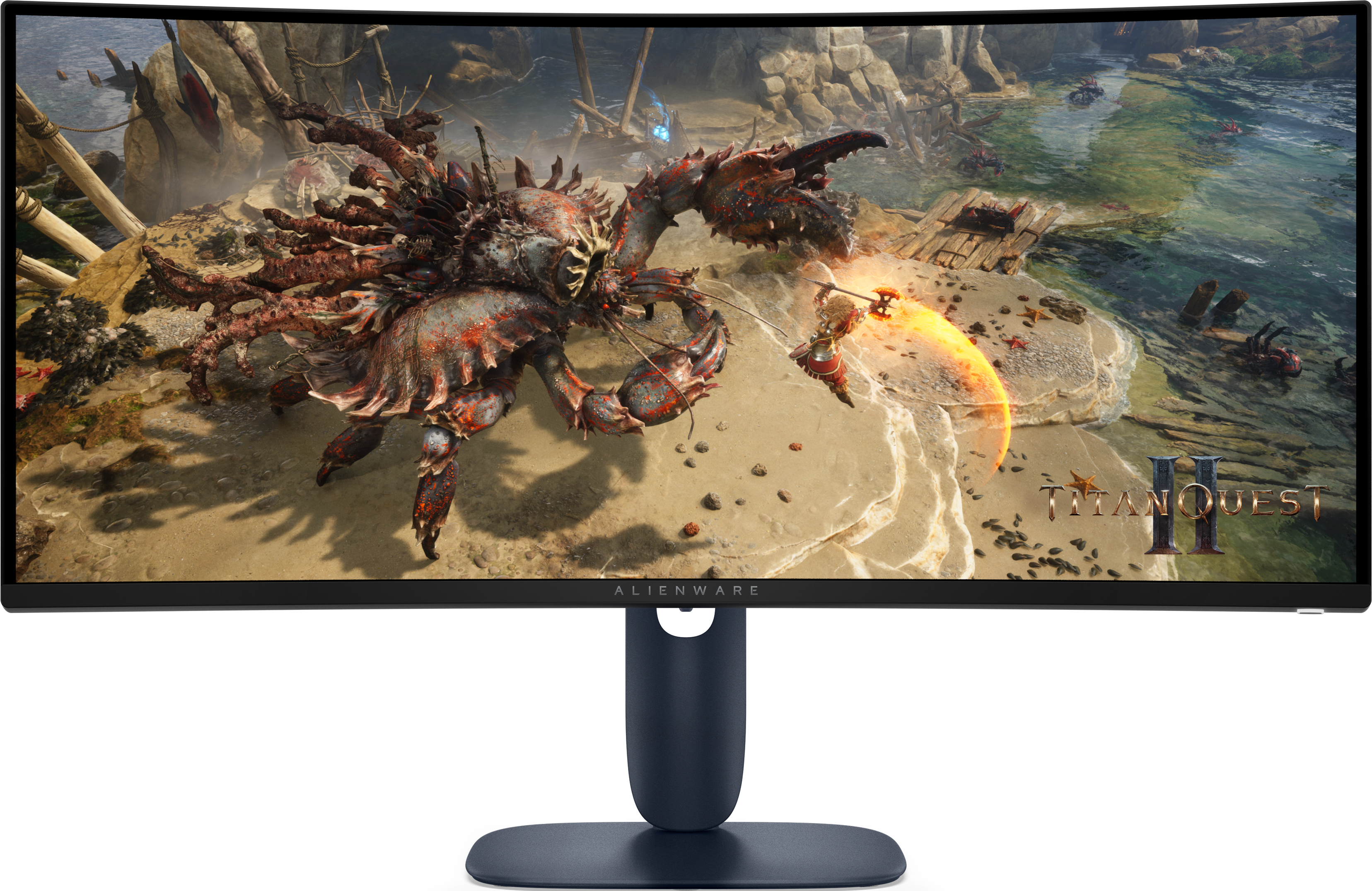 Alienware AW3425DWM computer monitor 86,4 cm (34) 3440 x 1440 Pixels Wide Quad HD LCD Zwart, Blauw (GAME-AW3425DWM) thumbnail