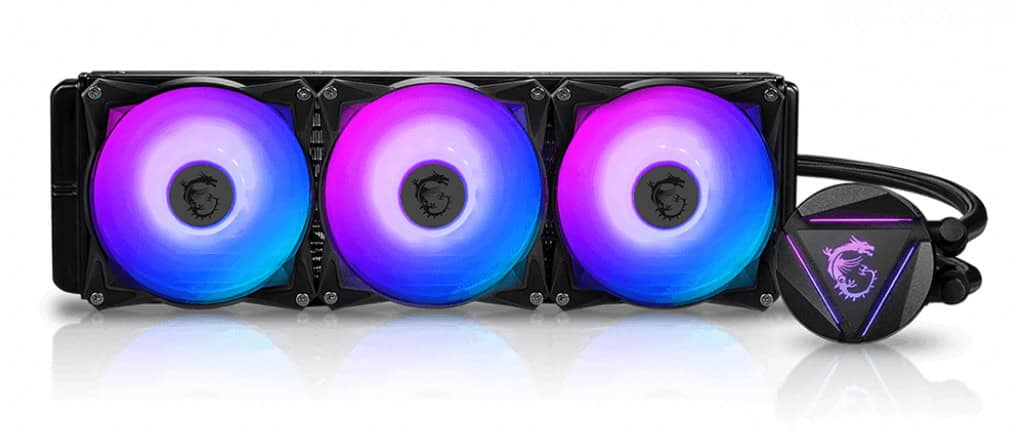 MSI MAG-CRLQD-360R2 koelsysteem voor computers Moederbord, Processor Kit voor vloeistofkoeling 12 cm Zwart (CORELIQUID 360R V2) thumbnail