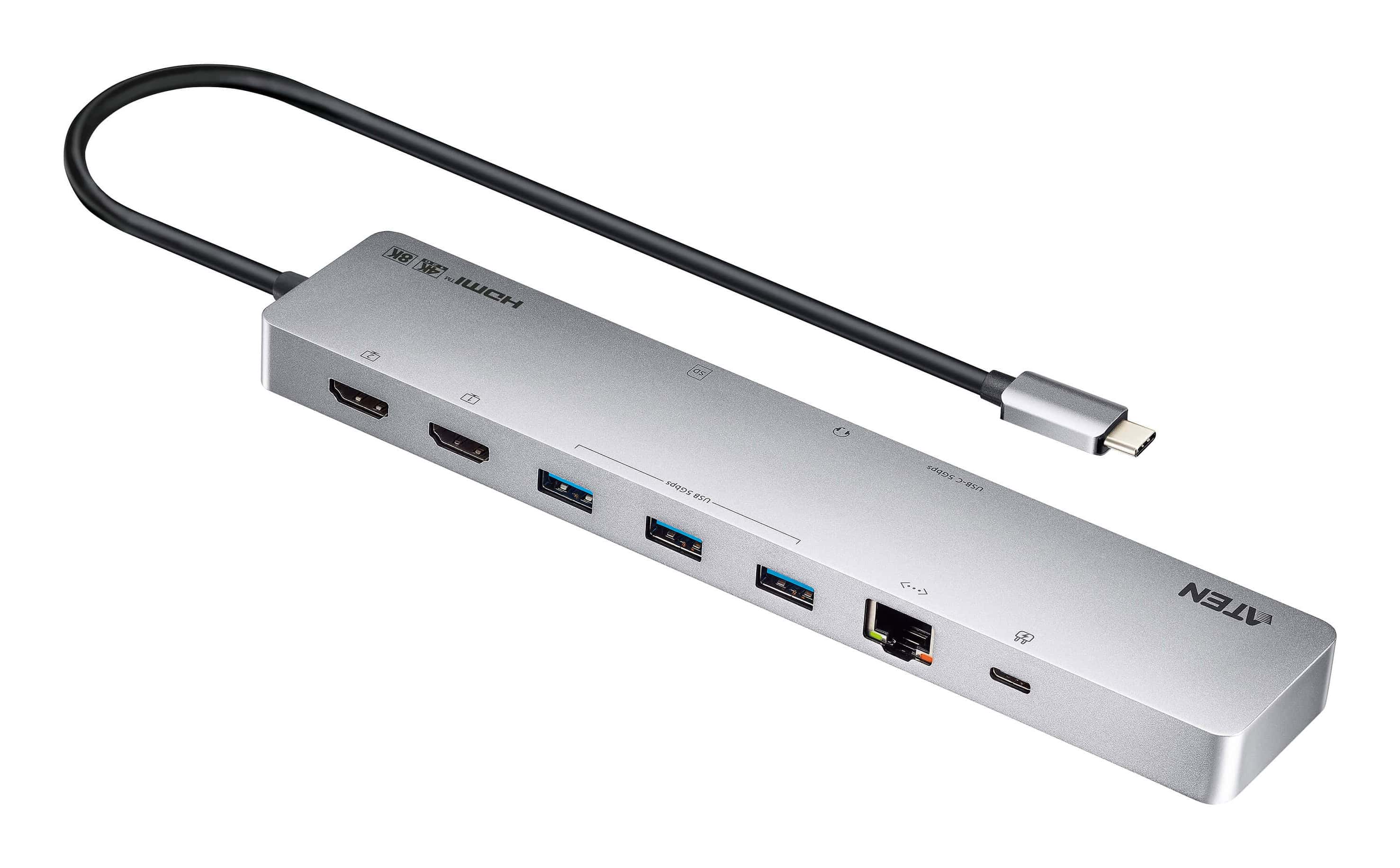 ATEN UH3240 interface hub USB Type-C Zilver (UH3240) thumbnail