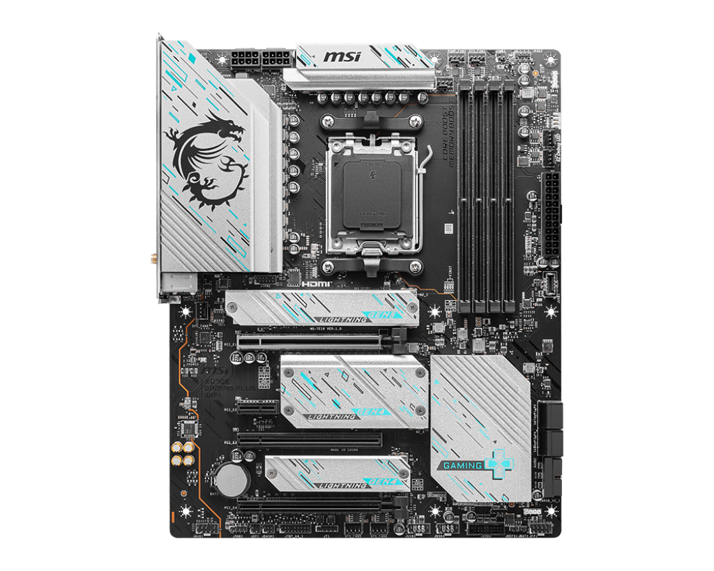 MSI X670E GAMING PLUS WIFI moederbord AMD X670 Socket AM5 ATX (X670E GAMING PLUS WIFI) thumbnail