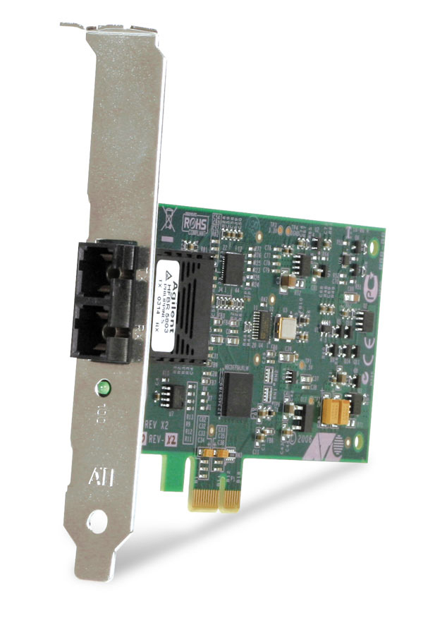 Allied Telesis 100FX Desktop PCI-e Fiber Network Adapter Card w/PCI Express, Federal & Government 100 Mbit/s (AT-2711FX/ST-001) thumbnail Allied Telesis 100FX Desktop PCI-e Fiber Network Adapter Card w/PCI Express, Federal & Government 100 Mbit/s (AT-2711FX/ST-001) thumbnail