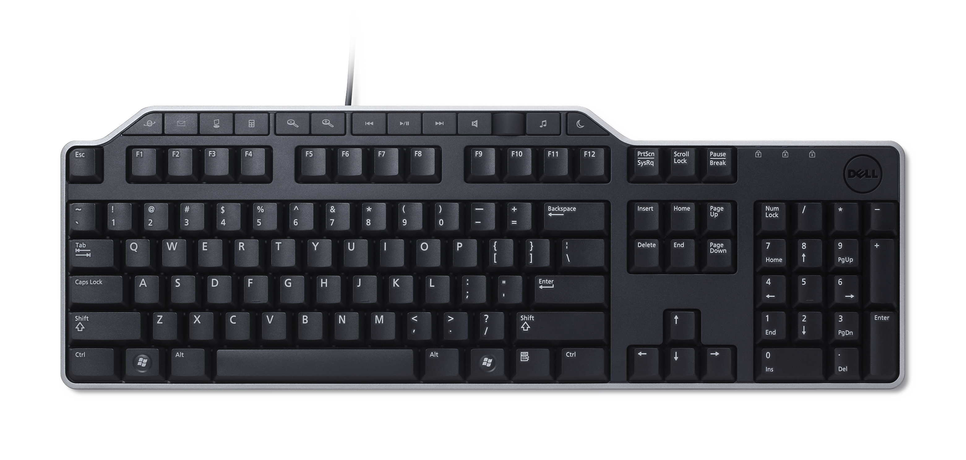 DELL KB522 toetsenbord Universeel USB QWERTY US International Zwart (XDHK2) thumbnail