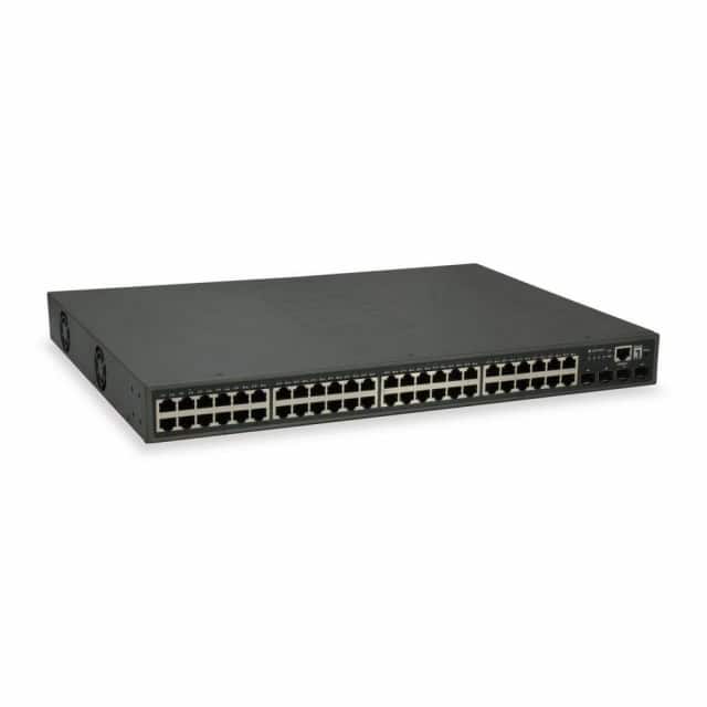 LevelOne PoE+Switch 48xGE PoE/4x10GSFP 400W 19 Managed L3 (GTP-5271DP) thumbnail