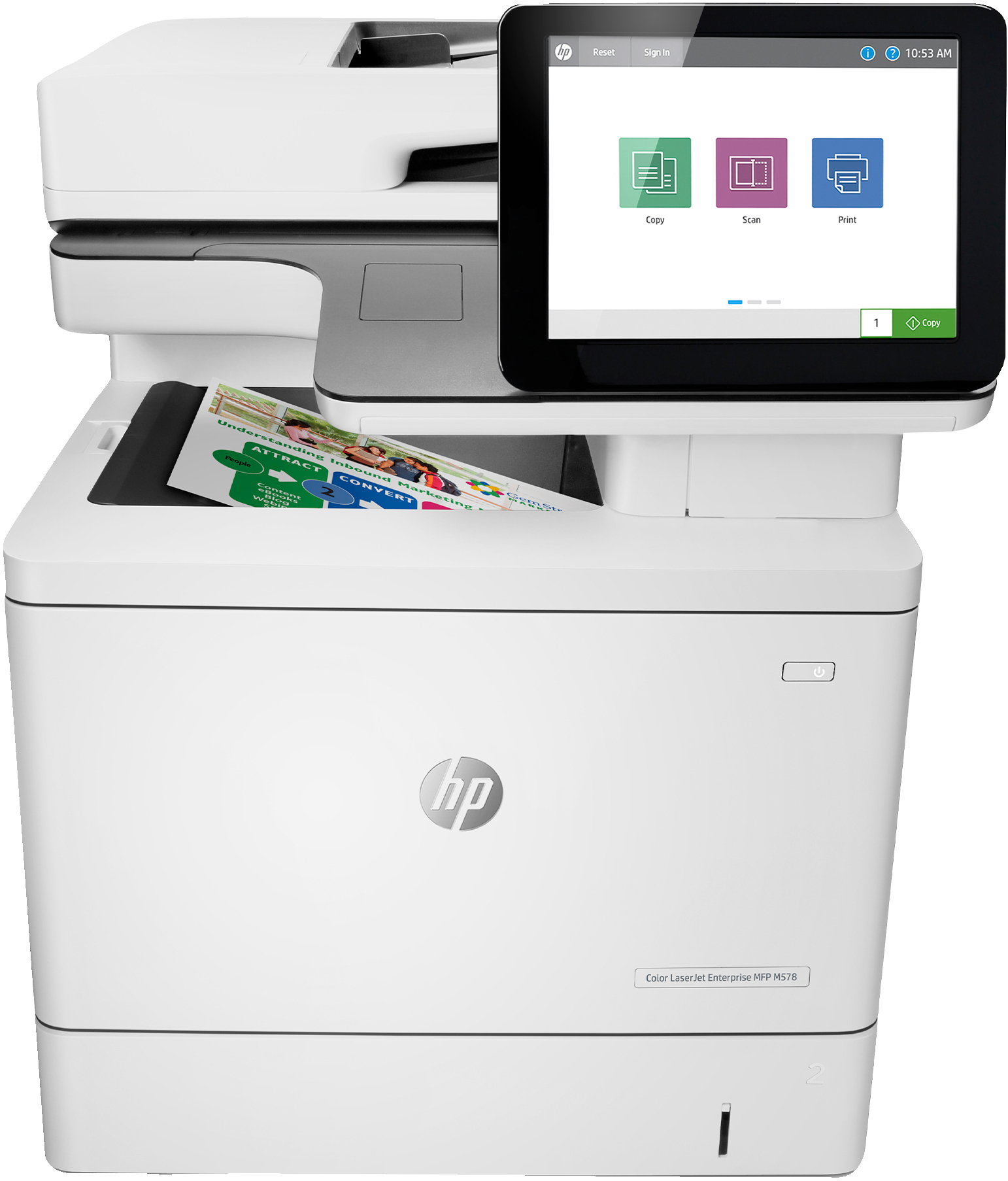 HP Color LaserJet Enterprise MFP M578dn (7ZU85A) thumbnail