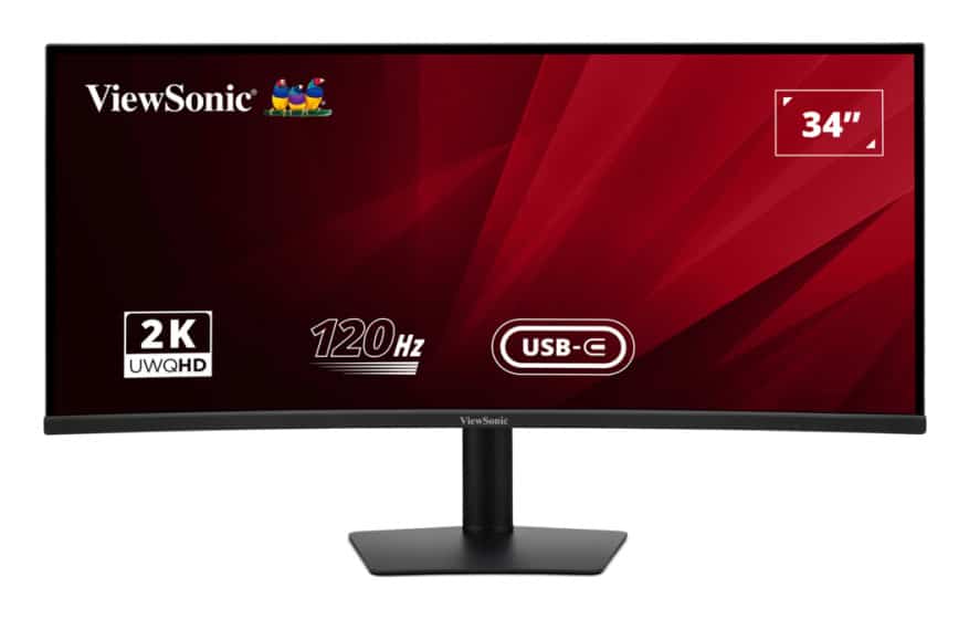 Viewsonic VA VA3420C LED display 86,4 cm (34) 3440 x 1440 Pixels UltraWide Quad HD Zwart (VA3420C) thumbnail